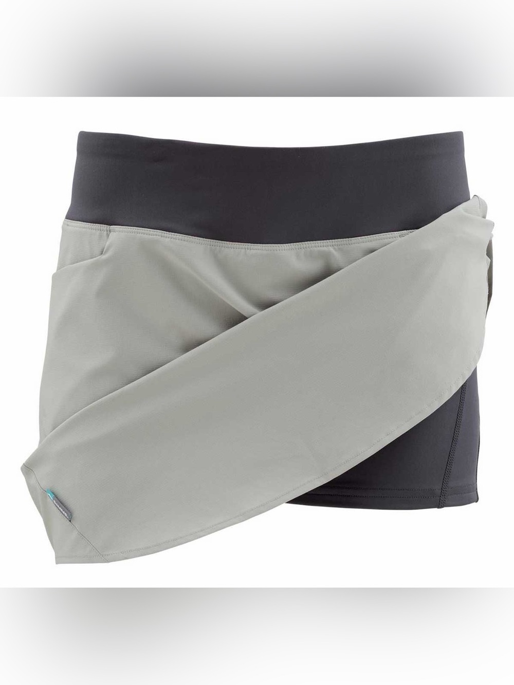 Simms Guide Fishing Skort Women’s Size Large Quick-Dry UPF 50 Stretch Gray Skirt